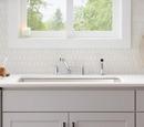 KOHLER Polished Chrome Two Handle Widespread Kitchen Faucet 