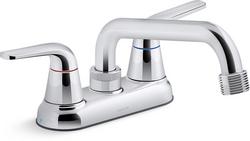Two Handle Lever Faucet in Polished Chrome