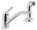 Single Handle Kitchen Faucet in Polished Chrome