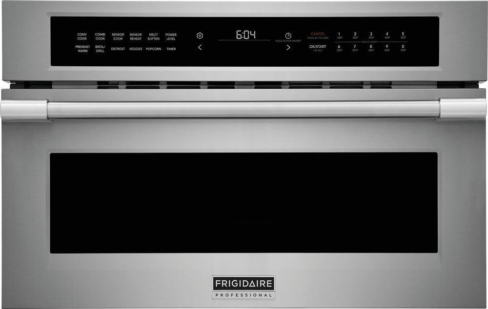 Frigidaire Stainless Steel 19-5/8 x 23-1/8 in. 1000W 20A 1.6 cu. ft. Built-In Microwave 