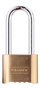 Resettable Combination Brass Padlock with 2-1/4 in. Shackle Height