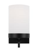8in. Tall Bathroom Sconce in Midnight Black