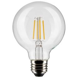 60W 4-9/20 in. G25 LED Light Bulb with a Medium E-26 Base Dimmable in Clear