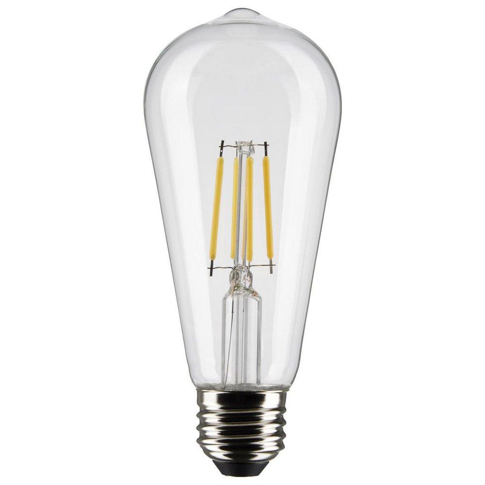SATCO Clear 5W Dimmable LED Medium E-26 Bulb 