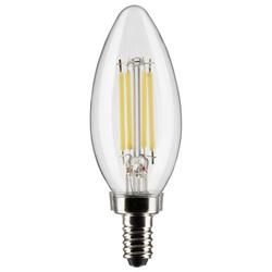 5.5W 3-97/100 in. B11 LED Light Bulb with a Candelabra E-12 Base Dimmable in Clear