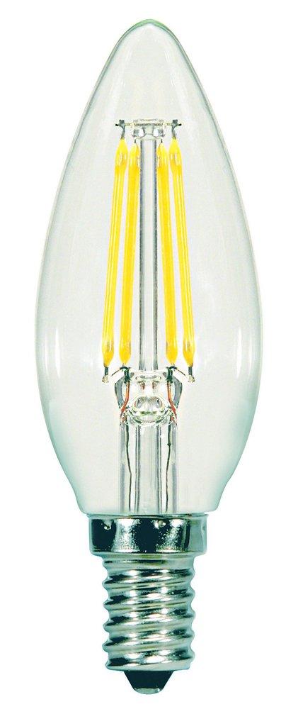 55 Watt B11 LED Clear Candelabra Base 90 CRI 2700K 120 Volt 