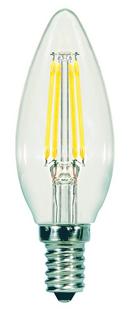 55 Watt B11 LED Clear Candelabra Base 90 CRI 2700K 120 Volt 