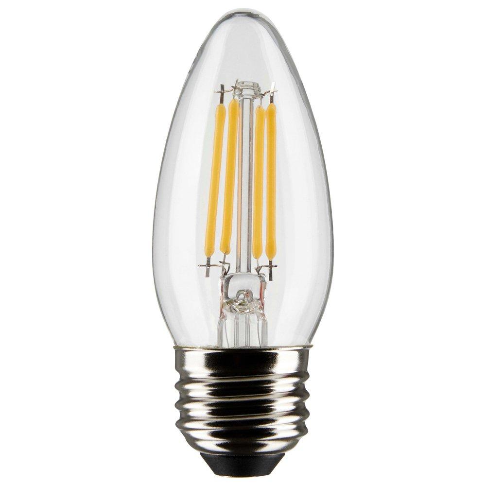 4 WATT B11 LED CLEAR MEDIUM BASE 90 CRI 3000K 120 VOLT 