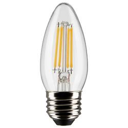 40W 3-29/50 in. B11 LED Light Bulb with a Medium E-26 Base Dimmable in Clear