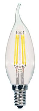 55 WATT CA11 LED CLEAR CANDELABRA BASE 90 CRI 2700K 120 VOLT 