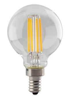 40W 3-11/100 in. G16 1/2 LED Light Bulb with a Candelabra E-12 Base Dimmable in Warm White