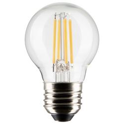 60W 3-11/100 in. G16 1/2 LED Light Bulb with a Medium E-26 Base Dimmable in Clear
