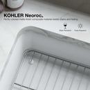 KOHLER Matte White 27-1/2 x 18-5/16 in. Undermount Laundry Sink 