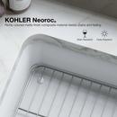 KOHLER Matte White 27-1/2 x 18-5/16 in. Undermount Laundry Sink 