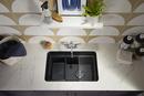 KOHLER Matte Black 27-1/2 x 18-5/16 in. Undermount Laundry Sink 