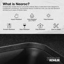 KOHLER Matte Black 27-1/2 x 18-5/16 in. Undermount Laundry Sink 