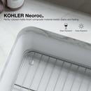 KOHLER Matte Black 27-1/2 x 18-5/16 in. Undermount Laundry Sink 