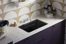 KOHLER Matte Black 27-1/2 x 18-5/16 in. Undermount Laundry Sink 