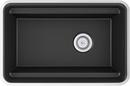 KOHLER Matte Black 27-1/2 x 18-5/16 in. Undermount Laundry Sink 