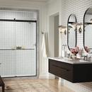 KOHLER Anodized Brushed Nickel 81-5/8 x 59-5/8 in. Frameless Sliding Shower Door 