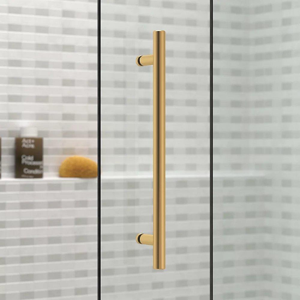KOHLER Bright Polished Silver 81-5/8 x 47-5/8 in. Frameless Sliding Shower Door 
