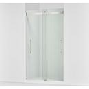 KOHLER Bright Polished Silver 81-5/8 x 47-5/8 in. Frameless Sliding Shower Door 