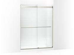 77-9/16 x 59-5/8 in. Frameless Sliding Shower Door in Anodized Brushed Nickel