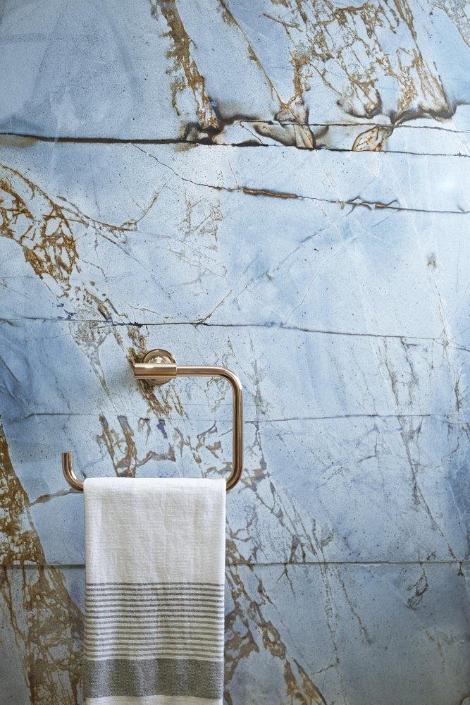 KOHLER Vibrant&reg; Titanium Rectangular Open Towel Ring 