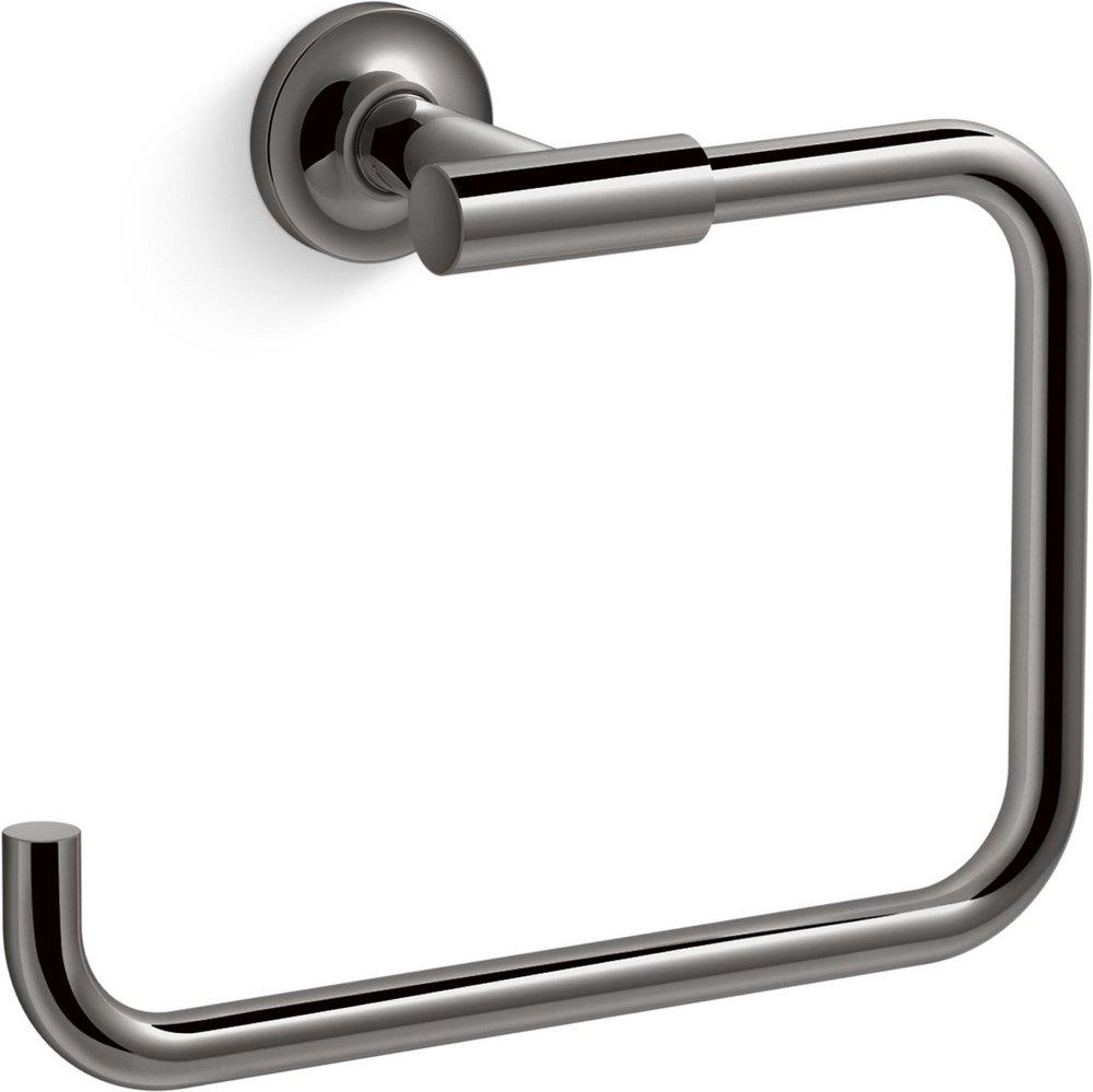 KOHLER Vibrant&reg; Titanium Rectangular Open Towel Ring 