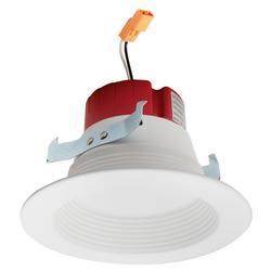 5-1/2 x 5-1/2 x 3-3/8 in. 12W LED Recessed Housing & Trim in White