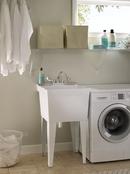 FIAT Products White 20 x 23-7/8 in. Floor Mount Laundry Sink 