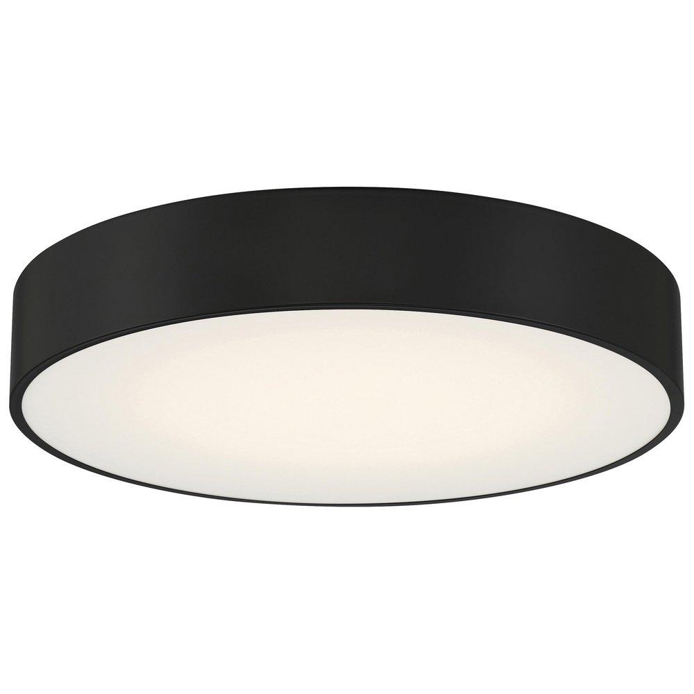 COMO 13.75 LED FLUSH MOUNT - BLACK 