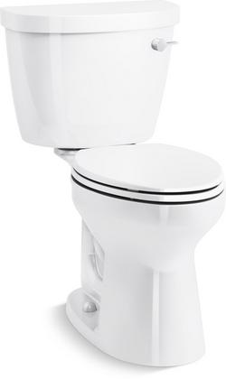 1.6 gpf Elongated Two Piece Toilet in White