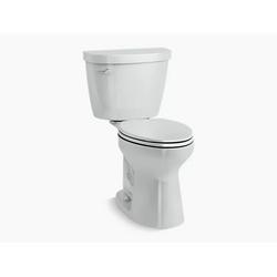 1.6 gpf Elongated Two Piece Toilet in Ice&trade; Grey