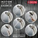 Delta Faucet Lumicoat Polished Nickel Multi Function Hand Shower 