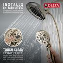 Delta Faucet Lumicoat Polished Nickel Multi Function Hand Shower 
