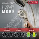 Delta Faucet Lumicoat Polished Nickel Multi Function Hand Shower 