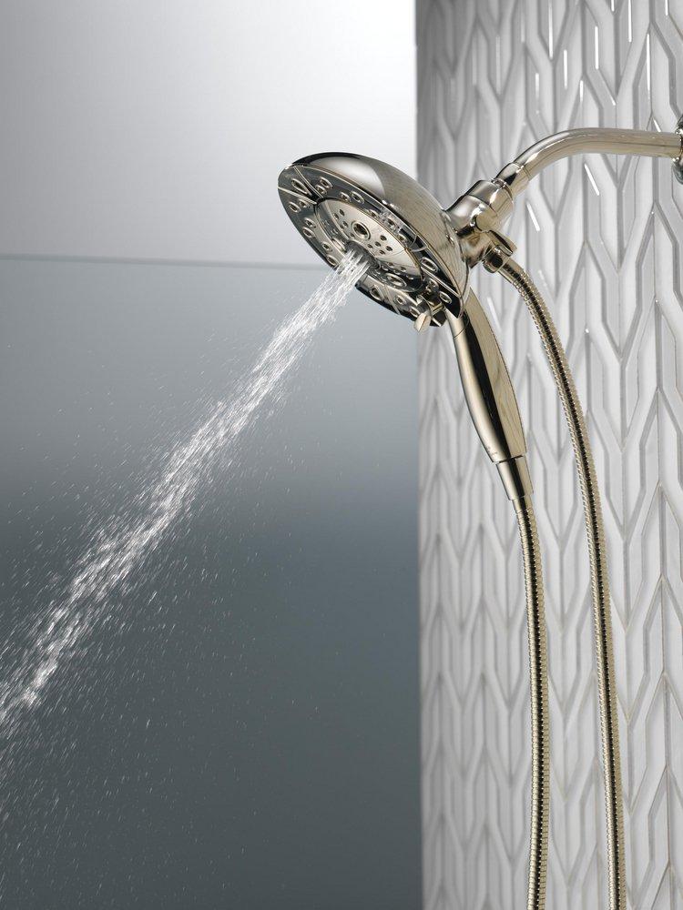 Delta Faucet Lumicoat Polished Nickel Multi Function Hand Shower 