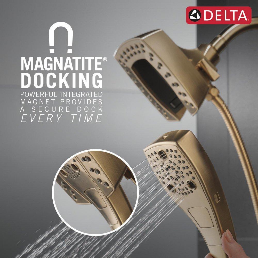 Delta Faucet Lumicoat Champagne Bronze Multi Function Hand Shower 