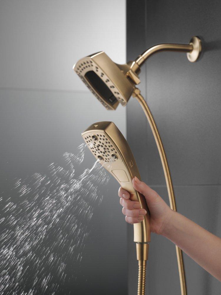 Delta Faucet Lumicoat Champagne Bronze Multi Function Hand Shower 