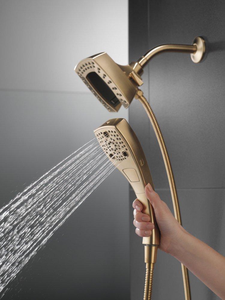 Delta Faucet Lumicoat Champagne Bronze Multi Function Hand Shower 