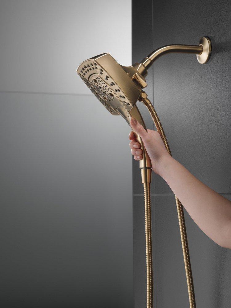 Delta Faucet Lumicoat Champagne Bronze Multi Function Hand Shower 