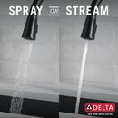 Single Handle Pull Down Kitchen Faucet in Matte Black 