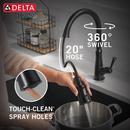 Single Handle Pull Down Kitchen Faucet in Matte Black 