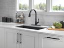 Single Handle Pull Down Kitchen Faucet in Matte Black 