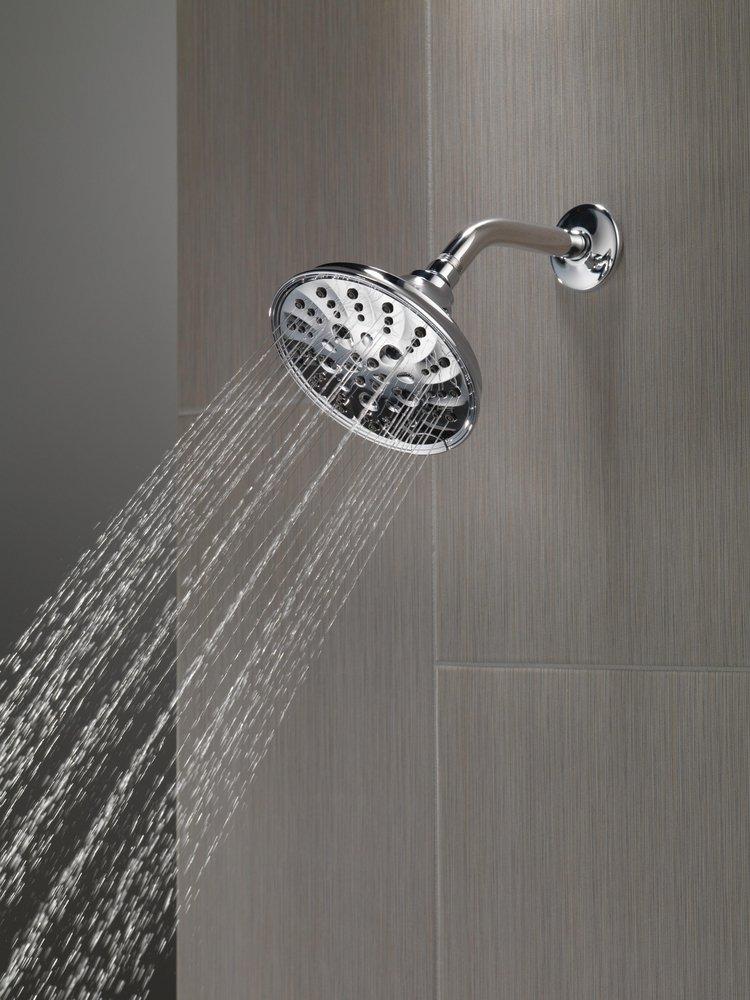 Delta Faucet Lumicoat Chrome Multi Function Showerhead 