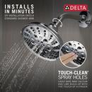 Delta Faucet Lumicoat Chrome Multi Function Showerhead 