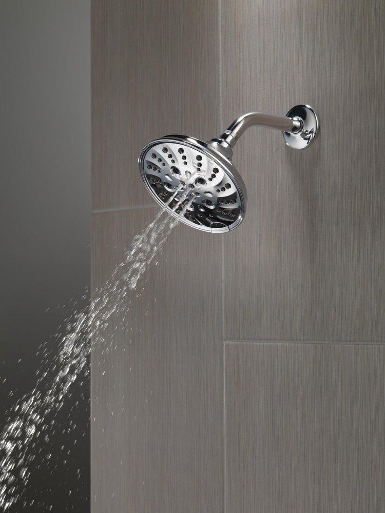 Delta Faucet Lumicoat Chrome Multi Function Showerhead 
