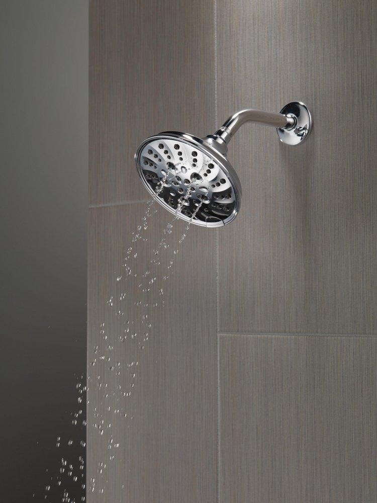 Delta Faucet Lumicoat Chrome Multi Function Showerhead 