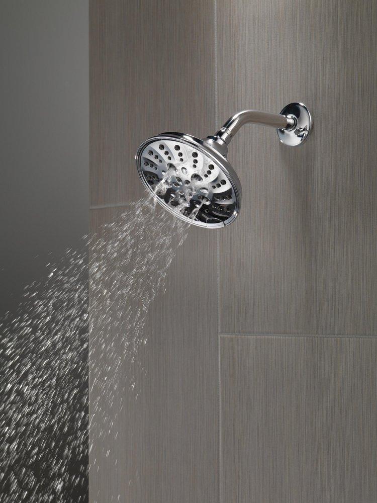 Delta Faucet Lumicoat Chrome Multi Function Showerhead 
